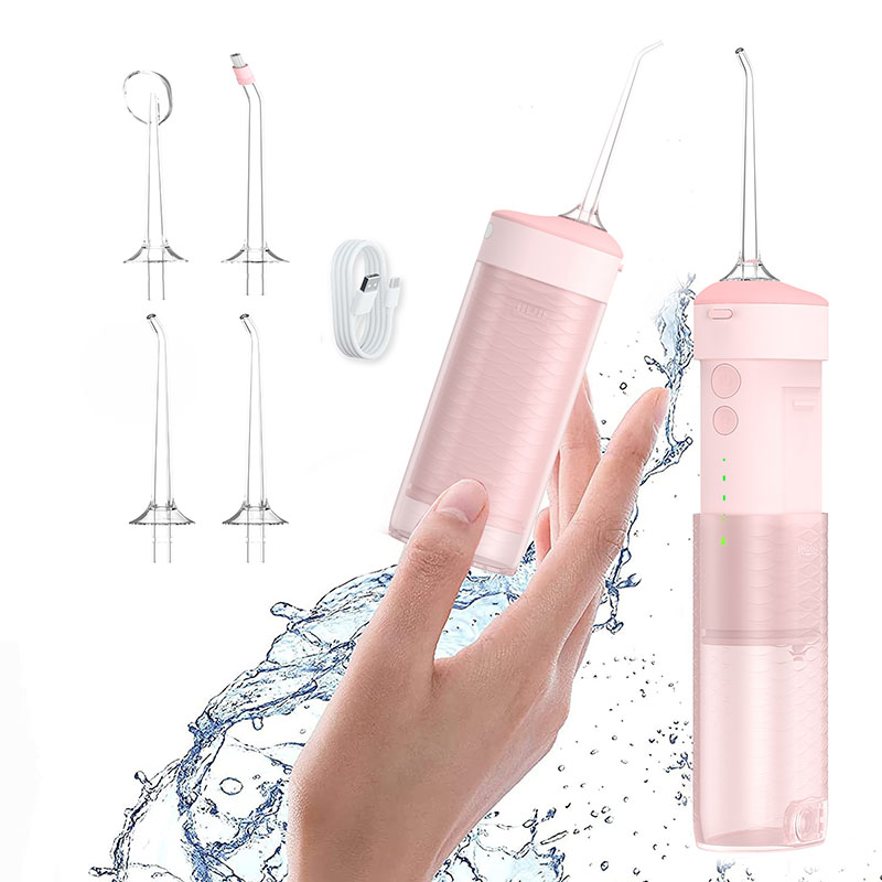 Napa banyu flosser portebel dadi bagian saka rutinitas perawatan oral sampeyan?