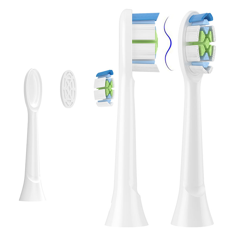 Tembaga-Free Bristle Flocking Sonic Toothbrush Head